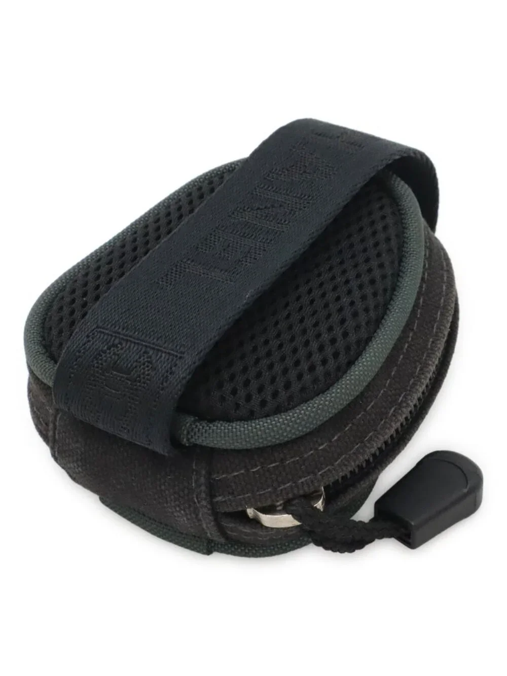 Chanel Sports Line CC Logo Arm Pouch Case Canvas Nylon Black Green